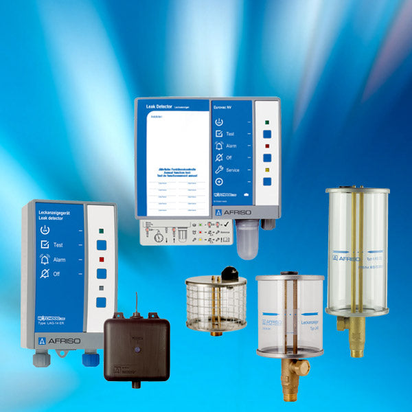Leckwarngeräte und Leckanzeige-Sichtgeäte, LAS, LAG, LAZ von AFRISO