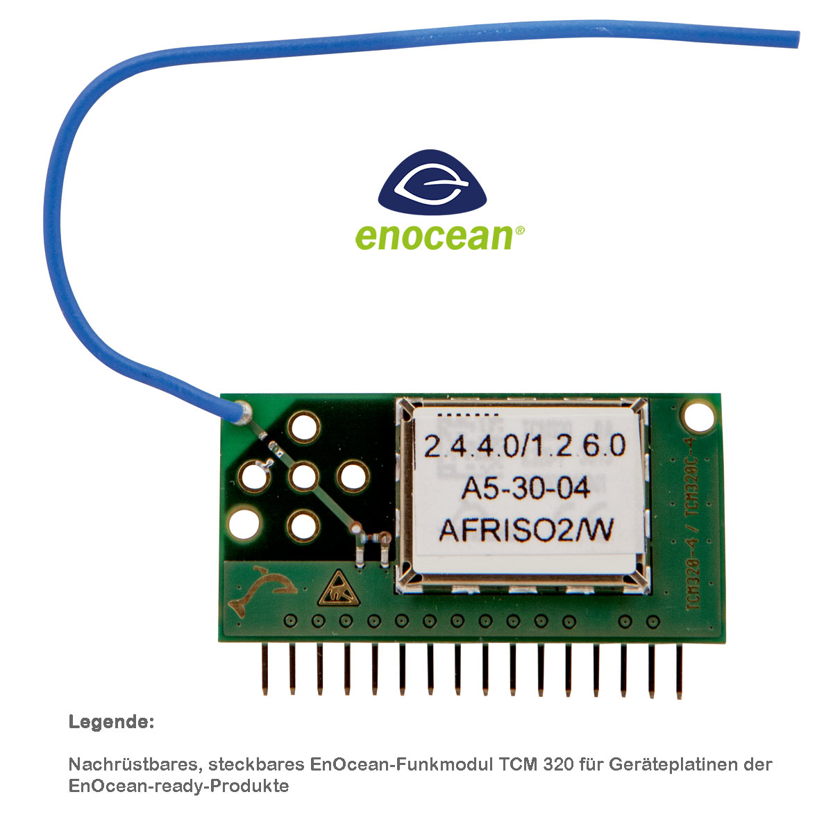 EnOcean®-Funkmodul TCM 320 zur Nachrüstung in EnOcean-ready Geräten von AFRISO