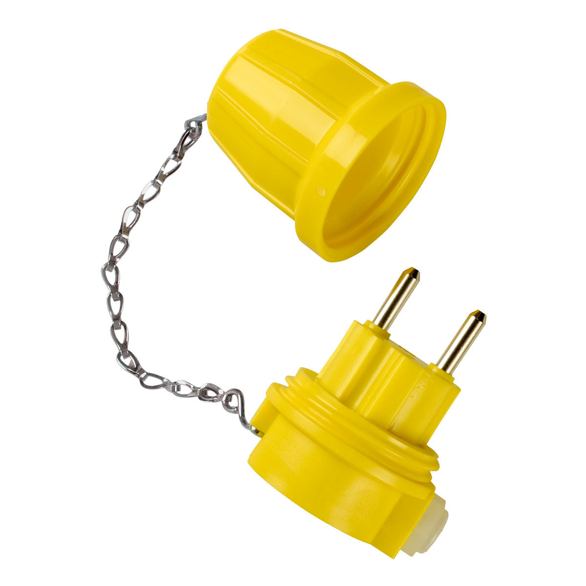 Stabile Grenzwertgeber-Anschlussarmatur GWG 905-W gelb, zur Wandmontage