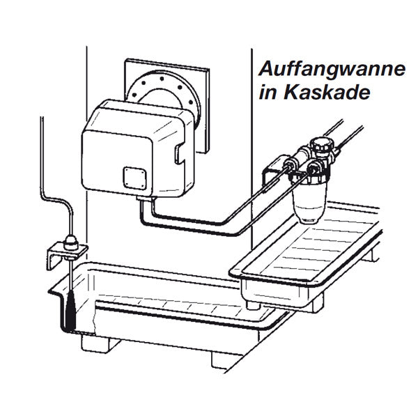 Öl-Auffangwanne, schräg