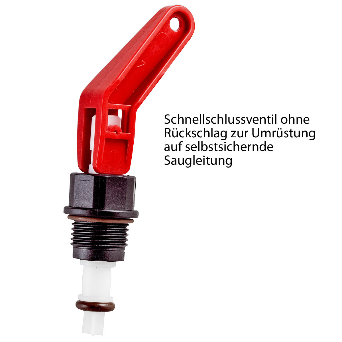 Umruestsatz Sperrventil (Euroflex, Miniflex) - Umrüstung auf selbstsichernde Saugleitung