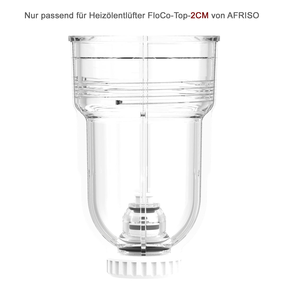 Ersatz-Filtertasse kurz mit Entleerventil für FloCo-Top-2CM