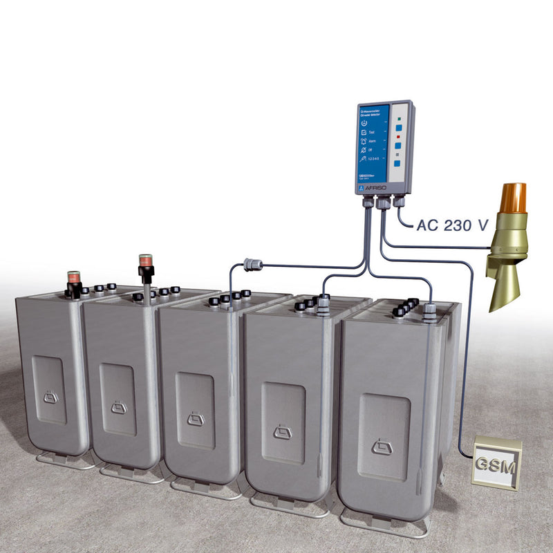 Öl-Wassermelder OM 5 - Anwendungsbeispiel Heizöl-Batterietanks