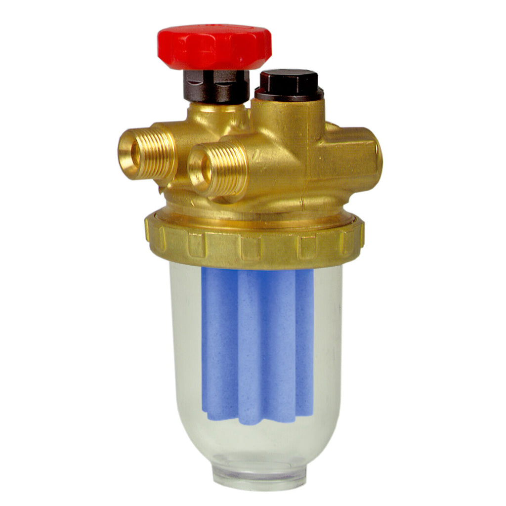 Oventrop Heizölfilter Oilpur DN 10 - Mit Rücklaufzuführung Und Filzeinsatz 50-75 µm