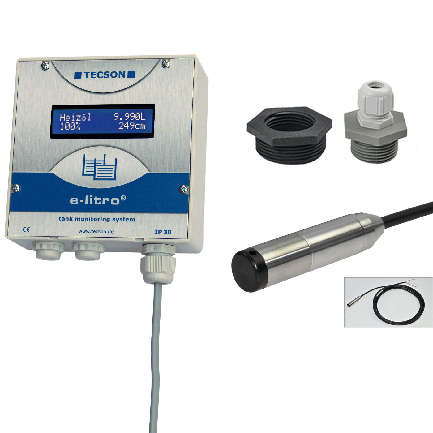 Füllstandsanzeiger eLitro-T mit Tauchsonde TDS-61-250xxx